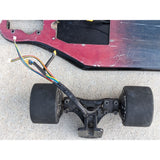 AS-IS H5 TeamGee Electric 37" Skateboard Deck Hub Motors Black Longboard Team Gee