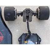 AS-IS H5 TeamGee Electric 37" Skateboard Deck Hub Motors Black Longboard Team Gee