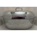 20" Extra Large 17 Quart Magnalite 4269 Oval Roaster USA GHC Aluminum Pot Pan Dutch Oven Cookware