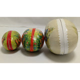 3 Easter Paper Mache Egg Candy Container Germany Vintage Rabbit Chick Mailman Nestler Folk Art