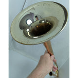 1964 Collegiate 513 Tenor Trombone Frank Holton & Co Elkhorn 84 Mouthpiece Case 614 Slide