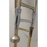 1964 Collegiate 513 Tenor Trombone Frank Holton & Co Elkhorn 84 Mouthpiece Case 614 Slide