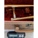 1964 Collegiate 513 Tenor Trombone Frank Holton & Co Elkhorn 84 Mouthpiece Case 614 Slide