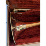 1964 Collegiate 513 Tenor Trombone Frank Holton & Co Elkhorn 84 Mouthpiece Case 614 Slide
