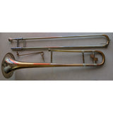 1964 Collegiate 513 Tenor Trombone Frank Holton & Co Elkhorn 84 Mouthpiece Case 614 Slide