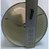 15x8 Grid Mesh Perforated Metal Lamp Shade Brushed Steel Cylinder Modern George Kovacs MCM