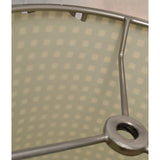 15x8 Grid Mesh Perforated Metal Lamp Shade Brushed Steel Cylinder Modern George Kovacs MCM