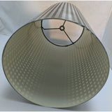 15x8 Grid Mesh Perforated Metal Lamp Shade Brushed Steel Cylinder Modern George Kovacs MCM
