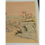 Framed Woodblock Print "A Girl As Kiku-Jido" By Suzuki Harunobu National Museum The