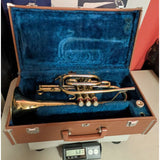 AS-IS 1974 Yamaha YCR-231 Cornet Japan Vincent Bach 7C Mouthpiece Brass Horn