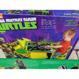TMNT Nickelodeon Teenage Mutant Ninja Turtles Kids Child Table 2 Chair Set Vinyl Metal 2014  Elementary