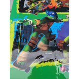 TMNT Nickelodeon Teenage Mutant Ninja Turtles Kids Child Table 2 Chair Set Vinyl Metal 2014  Elementary