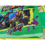 TMNT Nickelodeon Teenage Mutant Ninja Turtles Kids Child Table 2 Chair Set Vinyl Metal 2014  Elementary