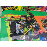 TMNT Nickelodeon Teenage Mutant Ninja Turtles Kids Child Table 2 Chair Set Vinyl Metal 2014  Elementary