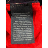 L Tommy Hilfiger Argyle Pima Sweater Large Red & Navy Cotton V-Neck Long Sleeve