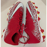 16 Men's Nike Red White VPR Fastflex Low Football Cleats Shoes 833391-611 Lightweight Comfort