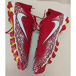 16 Men's Nike Red White VPR Fastflex Low Football Cleats Shoes 833391-611 Lightweight Comfort