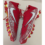 16 Men's Nike Red White VPR Fastflex Low Football Cleats Shoes 833391-611 Lightweight Comfort