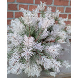 3 Foot RAZ Imports Frosted Christmas Tree Mini Flocked Burlap Bag 2021 Pine Artificial