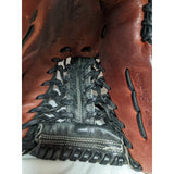 12.75 " PRO303-4PM Rawlings Baseball Glove Mitt Steer Hide Leather Mesh Back RHT Outfield The Gold Co