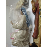 9" The Holy Family Real Life Nativity Three Kings Gifts Original Box Figures