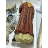 9" The Holy Family Real Life Nativity Three Kings Gifts Original Box Figures