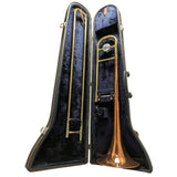 1962 Conn Director 18H Coprion Copper Bell Student Tenor Trombone Case Vintage Brass