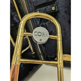1962 Conn Director 18H Coprion Copper Bell Student Tenor Trombone Case Vintage Brass