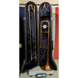 1962 Conn Director 18H Coprion Copper Bell Student Tenor Trombone Case Vintage Brass