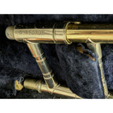 1962 Conn Director 18H Coprion Copper Bell Student Tenor Trombone Case Vintage Brass