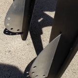 68" Cypress Gardens Turbo MX Kevlar Water Ski Skis Profile Made USA Blue Pair Slalom Waterski Waterskiing