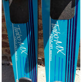 68" Cypress Gardens Turbo MX Kevlar Water Ski Skis Profile Made USA Blue Pair Slalom Waterski Waterskiing