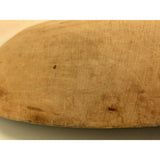 18" Antique Primitive Large Trencher Oval Dough Bowl Wooden Rustic Farmhouse Hand Carved Wood Decor