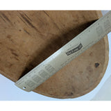 18" Antique Primitive Large Trencher Oval Dough Bowl Wooden Rustic Farmhouse Hand Carved Wood Decor