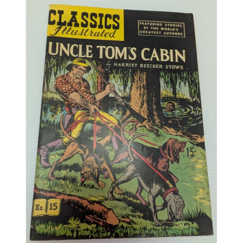 No. 15 Uncle Toms Cabin Classics Illustrated Comic Book Slavery Southern Old Sou