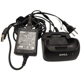 Dell AXIM X51 X51V Sync & Charging Dock Base NC490 AC Adapter Power Cord Black Plastic
