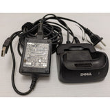 Dell AXIM X51 X51V Sync & Charging Dock Base NC490 AC Adapter Power Cord Black Plastic