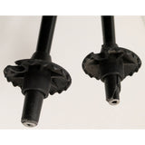 York Nordic Adjustable Walking Poles Pair Black Foam Handles Red Aluminum Shaft