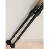 York Nordic Adjustable Walking Poles Pair Black Foam Handles Red Aluminum Shaft