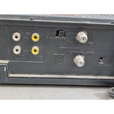 AS-IS Parts Repair GoldStar GVR-A215 VHS HQ VCR Player Recorder Black 4-Head Tape Unit