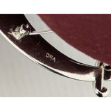 7 3/8 Wahabi Shriners Fez Hat Burgundy Gemsco Wool ORA Rhinestone Sword Pin USA