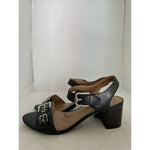 Ellen Tracy ET-CATALINA Size 8.5 Women’s Shoes 2.5” Black High Heel Buckle Strap