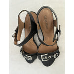 Ellen Tracy ET-CATALINA Size 8.5 Women’s Shoes 2.5” Black High Heel Buckle Strap