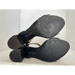 Ellen Tracy ET-CATALINA Size 8.5 Women’s Shoes 2.5” Black High Heel Buckle Strap