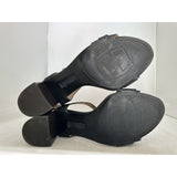 Ellen Tracy ET-CATALINA Size 8.5 Women’s Shoes 2.5” Black High Heel Buckle Strap