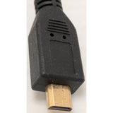 6 Ft Mini HDMI (Type C) High Speed HDMI Cable With Ethernet Gold-Plated Black Video Audio