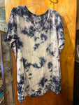 22/24 Lane Bryant Tie-Dye V-Neck Tee Soft and Stylish