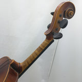Antique 4/4 Germany Antonius Stradivarius Copy Full Size Trade Violin 1891–1914 Tiger Flame Maple German Geib Case Challenge