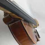 Antique 4/4 Germany Antonius Stradivarius Copy Full Size Trade Violin 1891–1914 Tiger Flame Maple German Geib Case Challenge