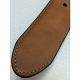 NOS NEW 34-36 M Tommy Hilfiger Reversible Leather Belt Brown/Tan Adjustable Silver Tone Buckle